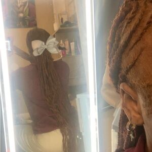 Elegant White Hair Bow for Women